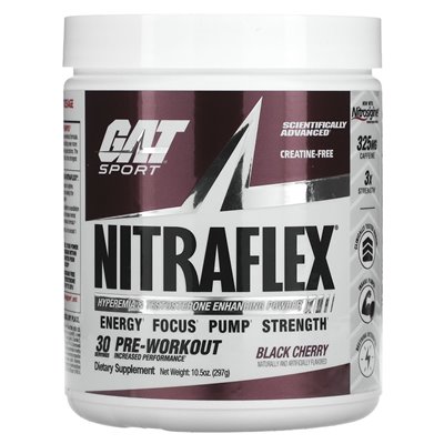 GAT, Sport, Nitraflex, Black Cherry, 10,5 uncji (297 g)
