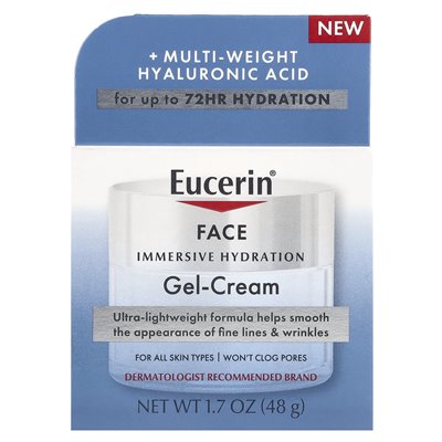 Eucerin, twarz, wciągający gel nawodniony, 1,7 uncji (48 g) Eucerin, twarz, wciągający gel nawodniony, 1,7 uncji (48 g)