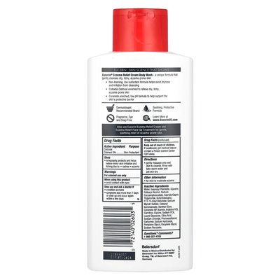 Eucerin, Cream Body Wash, Ersema Relief, 13,5 Fl Oz (400 ml)