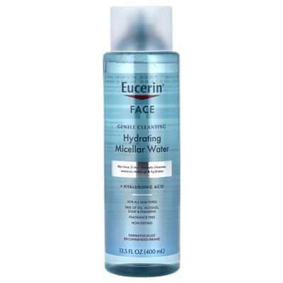 Eucerin, Gesicht, feuchtigkeitsspendendes Mizellenwasser, parfümfrei, 13,5 fl oz (400 ml) Eucerin, Gesicht, feuchtigkeitsspendendes Mizellenwasser, parfümfrei, 13,5 fl oz (400 ml)