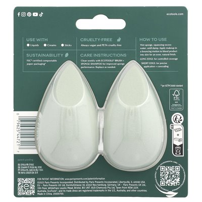 Ecotools, blender duo blur, 2 pack
