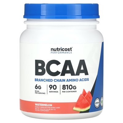Nutricost, Performance, BCAA, Watermelon, 1,8 LB (810 g)