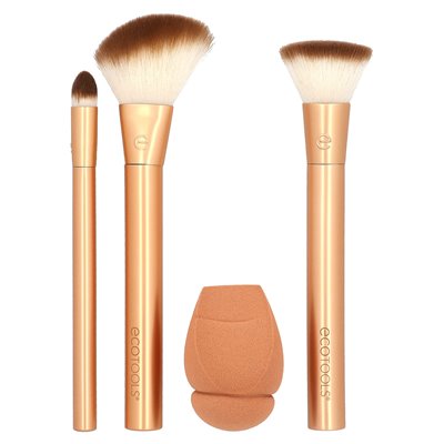 Ecotools, Edelmetalle, Gesichtsmischset, Skulpturenset, 4-teiliges Set