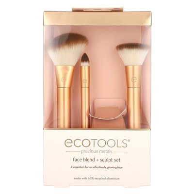 Ecotools, Edelmetalle, Gesichtsmischset, Skulpturenset, 4-teiliges Set