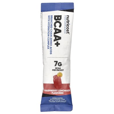 Nutricost, Performance, BCAA+, Raspberry Lemonade, 20 pakietów, 0,5 uncji (14 g) każdy Nutricost, Performance, BCAA+, Raspberry Lemonade, 20 pakietów, 0,5 uncji (14 g) każdy
