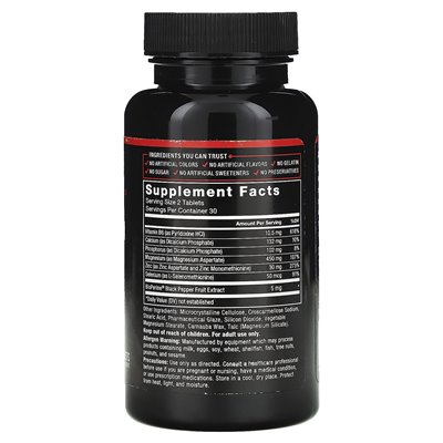 Współczynnik siły, podstawy, asparaginian magnezu cynku, 60 tabletek Współczynnik siły, podstawy, asparaginian magnezu cynku, 60 tabletek