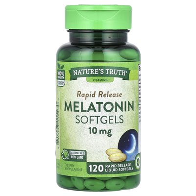 Nature's Truth, Melatonin, Quick Release, 10mg, 120 Liquid Softgels
