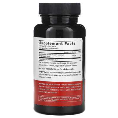Force Factor, Lion's Mane, 500 mg , 60 Vegetable Capsules