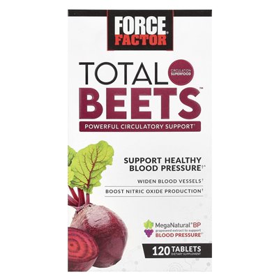 Współczynnik siły, Total Beets ™, potężna obsługa krążenia, 120 tabletek Współczynnik siły, Total Beets ™, potężna obsługa krążenia, 120 tabletek