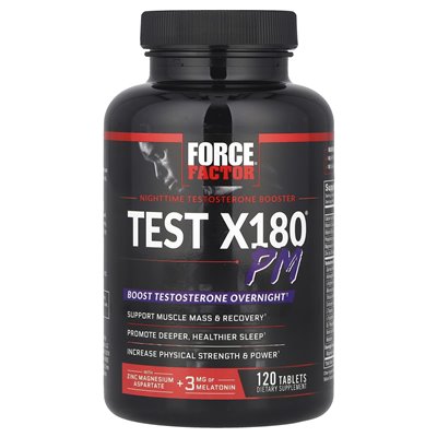 Współczynnik siły, test x180® PM, 120 tabletek