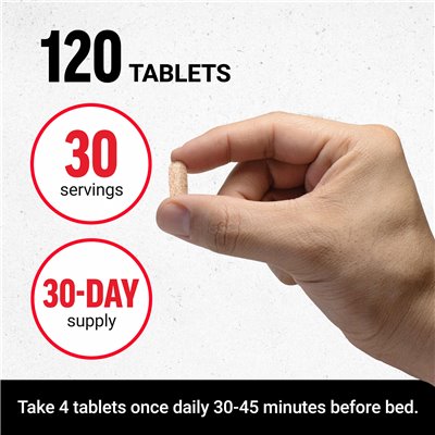 Współczynnik siły, test x180® PM, 120 tabletek