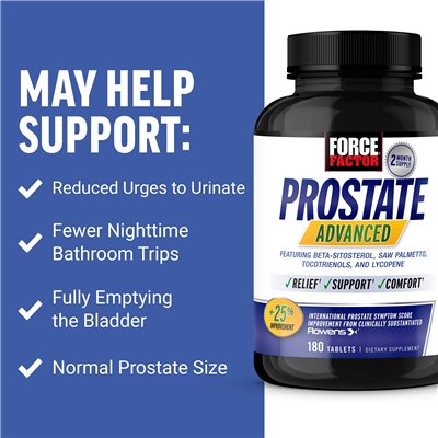 Współczynnik siły, Prostate Advanced, 180 tabletek Współczynnik siły, Prostate Advanced, 180 tabletek