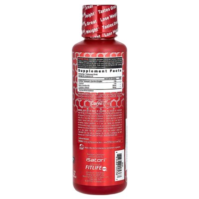 Isatori, L-carnityna LS3 3000, bombsicle, 16 fl Oz (473 ml)