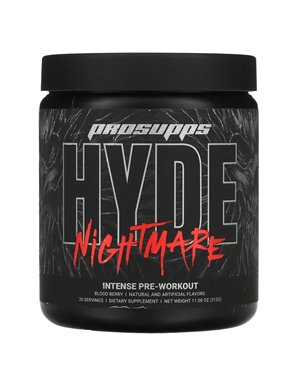 ProSupps, Hyde Nightmare, Intense Pre-Workout, Blood Currant, 11 oz (312 g) ProSupps, Hyde Nightmare, Intense Pre-Workout, Blood Currant, 11 oz (312 g)