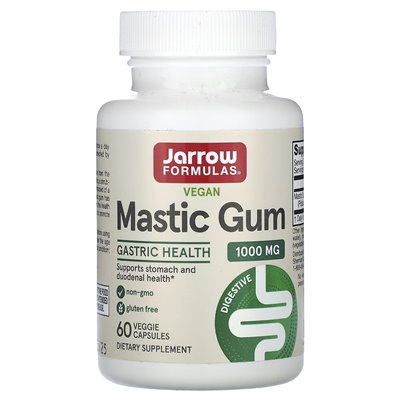 Formuły jarrow, guma mastyka, 1000 mg, 60 kapsułek warzywnych (500 mg na kapsułkę)