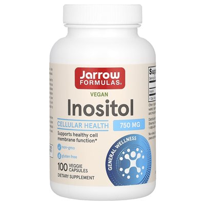 Jarrow Formulas, Vegan Inositol, 750mg, 100 Vegetarian Capsules