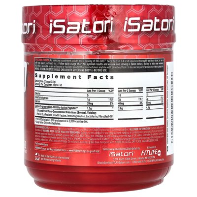Isatori, Bio-Gro, wzmacniacz syntezy białek, lody waniliowe, 4,02 uncji (114 g) Isatori, Bio-Gro, wzmacniacz syntezy białek, lody waniliowe, 4,02 uncji (114 g)