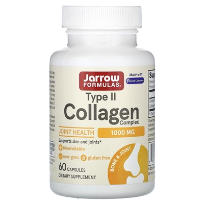Jarrow Formulas, Typ-II-Kollagenkomplex, 1000 mg, 60 Kapseln (500 mg pro Kapsel)