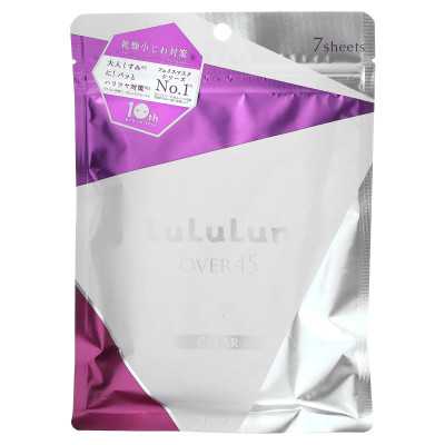 Lululun, Over 45 But Cosmetics, Clear Iris Blue 045i 2ks, 7 Sheets, 3.82 fl oz (113 ml)
