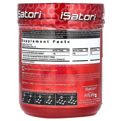 Isatori, Bio-Gro, wzmacniacz syntezy białek, niezmożony, 6,35 uncji (180 g) Isatori, Bio-Gro, wzmacniacz syntezy białek, niezmożony, 6,35 uncji (180 g)