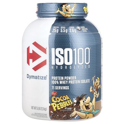Dymatize, ISO100 Hydrolyzowane, 100% Whey Protein Izolat, Czekoladowe Osły, 5 funtów (2,3 kg) Dymatize, ISO100 Hydrolyzowane, 100% Whey Protein Izolat, Czekoladowe Osły, 5 funtów (2,3 kg)