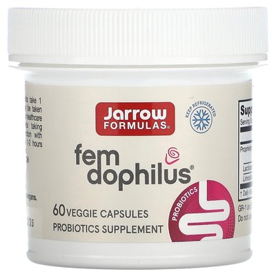 Jarrow Formula, Fem Dophilus, 5 Billion CFU, 60 Veg Capsules