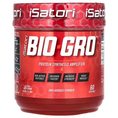 Isatori, Bio-Gro, wzmacniacz syntezy białek, niezmożony, 3,7 uncji (90 g) Isatori, Bio-Gro, wzmacniacz syntezy białek, niezmożony, 3,7 uncji (90 g)