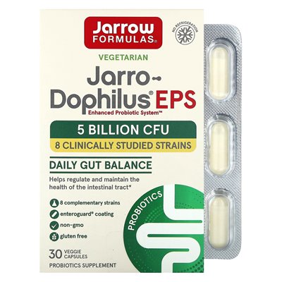 Jarrow Formulas, Jarro-Dophilus EPS, 5 miliardów CFU, 30 kapsułek wegetariańskich
