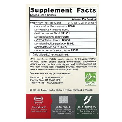 Jarrow Formulas, Jarro-Dophilus EPS, 5 Milliarden KBE, 30 vegetarische Kapseln