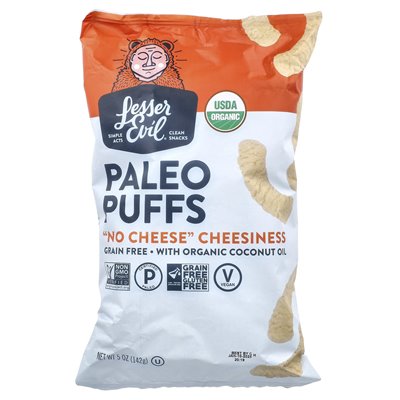 LesseRevil, Paleo Puffs, "No Cheese" Cheese, 5 oz (142 g)