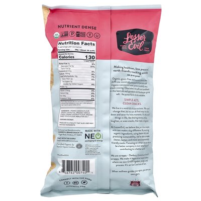 LesseRevil, paleo puffs, himalajska różowa sól, 5 uncji (142 g)