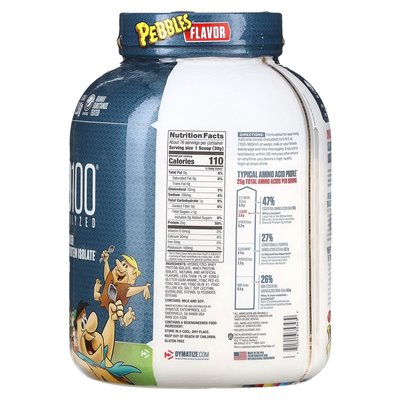 Dymatize, ISO100 Hydrolyzowane, 100% Izolat Białka serwatkowego, Owocowy Kamyk, 5 funtów (2.3 kg) Dymatize, ISO100 Hydrolyzowane, 100% Izolat Białka serwatkowego, Owocowy Kamyk, 5 funtów (2.3 kg)