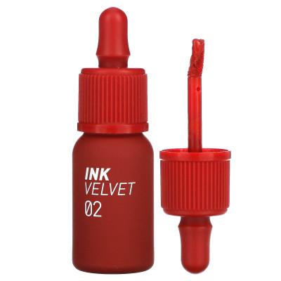 Peripera, atrament Velvet Lip Tint, 02 Celeb Deep Rose, 0,14 uncji (4 g)