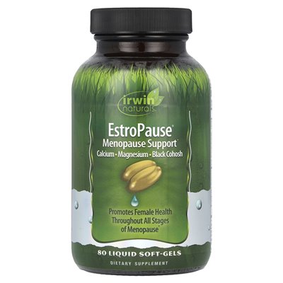 Irwin Naturals, Estopause®, Menopause-Unterstützung, 80 flüssige Weicheisen