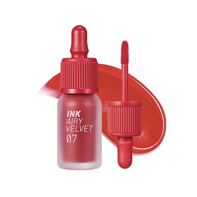 Peripera, Airy Velvet Lip Tint, 07 Heart Grapefruit, 0.14 oz (4 g)