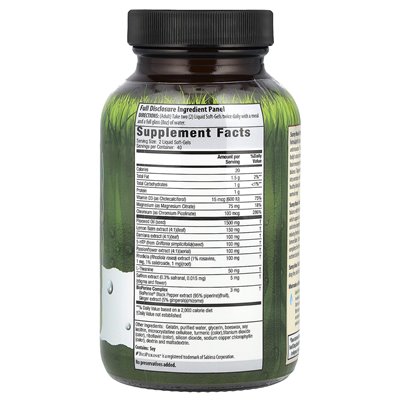 Irwin Naturals, Słoneczny Nastrój z 5-HTP, Plus witamina D3, 80 płynnych miękkich żelów Irwin Naturals, Słoneczny Nastrój z 5-HTP, Plus witamina D3, 80 płynnych miękkich żelów