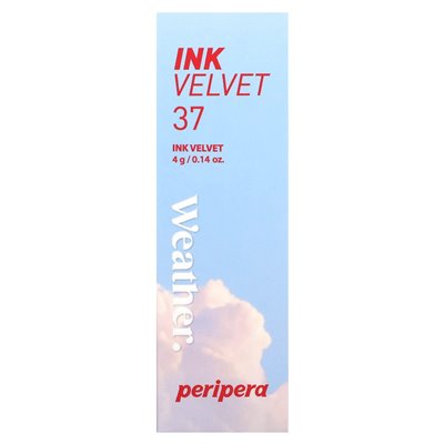 Peripera, Velvet Lip Tint, Wetter, 37 Enjoy the Calm, 0,14 oz (4 g)