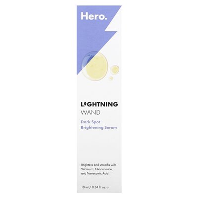 Hero Cosmetics, Lightening Wand, Aufhellungsserum für dunkle Flecken, 0,34 fl oz (10 ml)