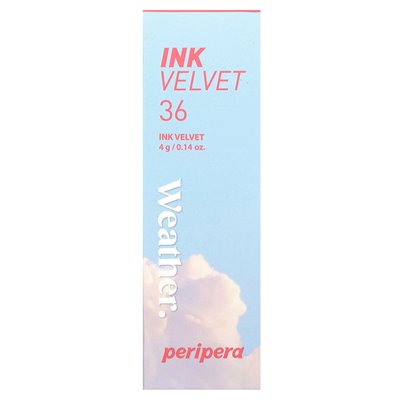 Perypera, velvet lip ink, weather, 36 active corals, 0.14 oz (4 g)