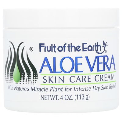 Fruit of the Earth, Aloe Vera, Skin Care Cream, 4 oz (113 g) Fruit of the Earth, Aloe Vera, Skin Care Cream, 4 oz (113 g)