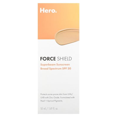 Hero Cosmetics, Tarcza Siły, Superbeam Filtr Przeciwsłoneczny, SPF 30, 50 ml Hero Cosmetics, Tarcza Siły, Superbeam Filtr Przeciwsłoneczny, SPF 30, 50 ml