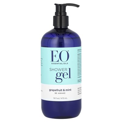 Produkty EO, żel prysznicowy, grejpfrut i mięta, 16 fl oz (473 ml)