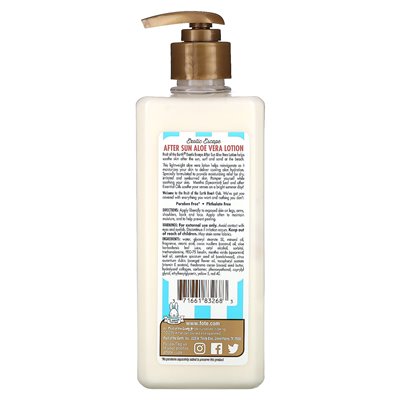 Fruit of the Earth, Exotic Escape, After Sun Aloe Vera z Mentha i olejków eterycznych, 16 uncji (453 g)