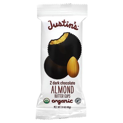 Justin's Peanut Butter, Organic Dark Chocolate Almond Butter Cups, 2 cups, 1.4 oz (40 g)