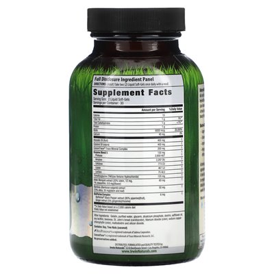 Irwin Naturals, biotyna-6000, 60 płynnych miękkich żelazów Irwin Naturals, biotyna-6000, 60 płynnych miękkich żelazów