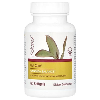 Kolorex, Gut Care, Candida Balance, 60 softgels Kolorex, Gut Care, Candida Balance, 60 softgels