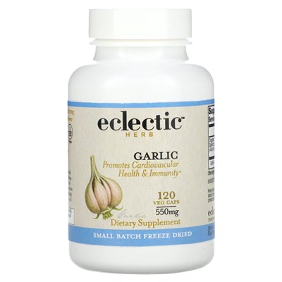 Eclectic Herb, Freeze Dried, Garlic, 550mg, 120 Vegetable Chunks