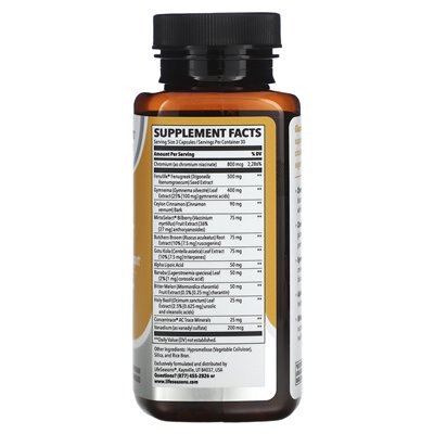 Rifesasease, glucose stabil-t blood sugar support, 90 veg capsules