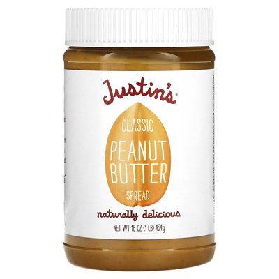 Justin's Peanut Butter, Classic Peanut Butter, 16 oz (454 g)