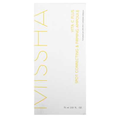 Missha, Vita C Plus Correcting & Shots Ampoule, 2.53 Fl Oz (75 ml)